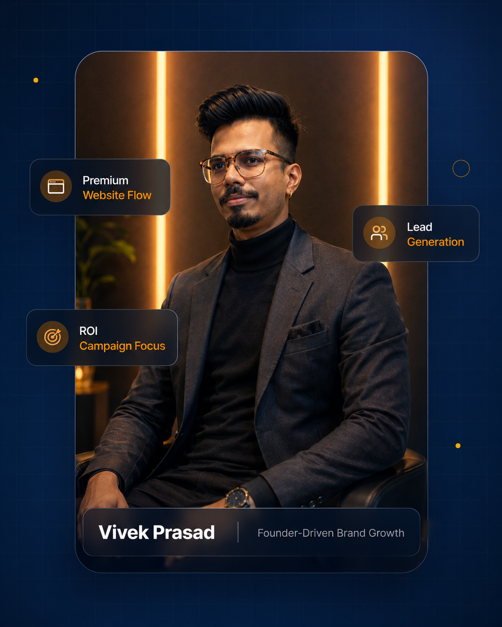 Vivek Prasad, founder of Hustle Storyz